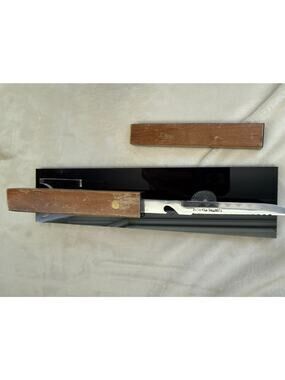 Vintage Warco Floating Fishing Knife Wooden Case